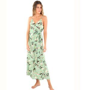 Floral Green Maxi Dress
